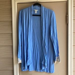 Soma Blue Pajama Duster